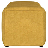 Summer Fabric Upholstered Tufted Accent Bench Mustard Yellow | Full | Yellow | Mustard Yellow | 910292