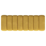 Summer Fabric Upholstered Tufted Accent Bench Mustard Yellow | Full | Yellow | Mustard Yellow | 910292