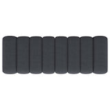Summer Fabric Upholstered Tufted Accent Bench Charcoal | Full | Black | Charcoal | 910294