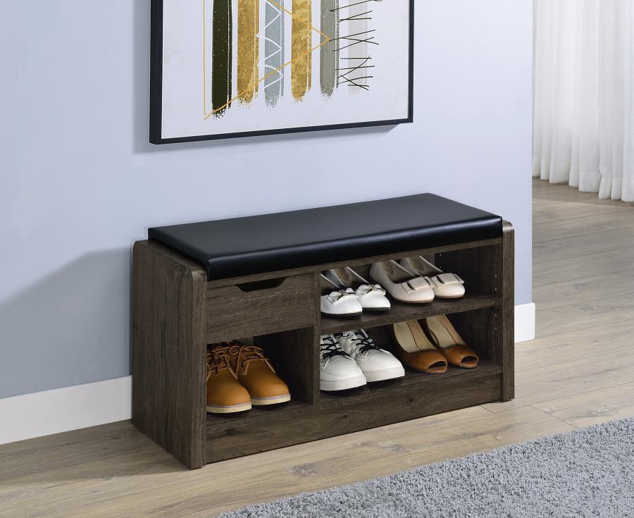Arrington Storage Bench Smoked Oak | Brown | Smoked Oak | 910321