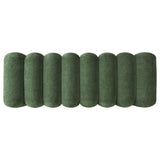 Summer Chenille Upholstered Channel Accent Bench Green | Full | Green | 910412