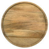 Ixia Round Solid Mango Wood Accent Side Table Natural | King | Beige | Natural | 915105