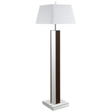 Elena 67-inch Square Tapered Mirrored Floor Lamp Brown | Brown | 920178