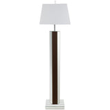 Elena 67-inch Square Tapered Mirrored Floor Lamp Brown | Brown | 920178