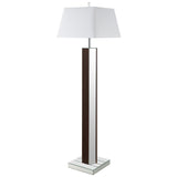 Elena 67-inch Square Tapered Mirrored Floor Lamp Brown | Brown | 920178