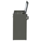 Danbury 3-drawer Makeup Vanity & Stool Set Grey High Gloss | Grey | Grey High Gloss | 930210