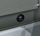 Danbury 3-drawer Makeup Vanity & Stool Set Grey High Gloss | Grey | Grey High Gloss | 930210