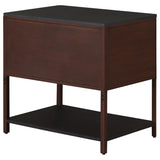 Zimmerlee 2-drawer Side Table with Shelf Rust Brown | Brown | Rust Brown | 930221