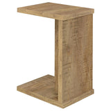 Clower Engineered Wood C-Shaped Sofa Side Table Mango | Brown | Mango | 930277