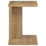 Clower Engineered Wood C-Shaped Sofa Side Table Mango | Brown | Mango | 930277