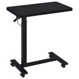 Westpark Pneumatic Adjustable C-Shape Side Table with Casters Black | Black | 930300