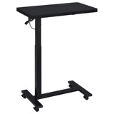 Westpark Pneumatic Adjustable C-Shape Side Table with Casters Black | Black | 930300