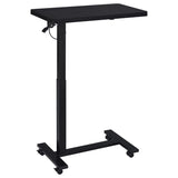 Westpark Pneumatic Adjustable C-Shape Side Table with Casters Black | Black | 930300