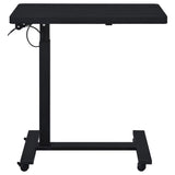 Westpark Pneumatic Adjustable C-Shape Side Table with Casters Black | Black | 930300