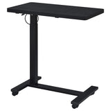 Westpark Pneumatic Adjustable C-Shape Side Table with Casters Black | Black | 930300