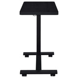 Westpark Pneumatic Adjustable C-Shape Side Table with Casters Black | Black | 930300