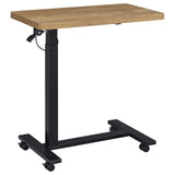 Westpark Pneumatic Adjustable C-Shape Side Table with Casters Mango | Brown | Mango | 930301