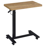 Westpark Pneumatic Adjustable C-Shape Side Table with Casters Mango | Brown | Mango | 930301