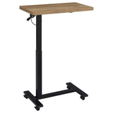 Westpark Pneumatic Adjustable C-Shape Side Table with Casters Mango | Brown | Mango | 930301
