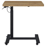 Westpark Pneumatic Adjustable C-Shape Side Table with Casters Mango | Brown | Mango | 930301