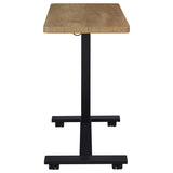 Westpark Pneumatic Adjustable C-Shape Side Table with Casters Mango | Brown | Mango | 930301