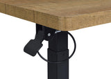Westpark Pneumatic Adjustable C-Shape Side Table with Casters Mango | Brown | Mango | 930301