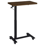Westpark Pneumatic Adjustable C-Shape Side Table with Casters Dark Pine | Brown | Dark Pine | 930302