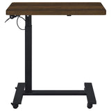Westpark Pneumatic Adjustable C-Shape Side Table with Casters Dark Pine | Brown | Dark Pine | 930302