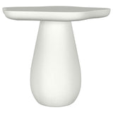 Perth 17-inch Side Table with Cloud-Shaped Top Off White | King | White | Off White | 930615