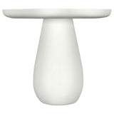 Perth 17-inch Side Table with Cloud-Shaped Top Off White | King | White | Off White | 930615