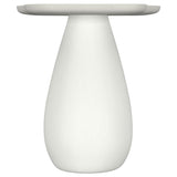 Perth 20-inch Side Table with Cloud-Shaped Top Off White | King | White | Off White | 930616