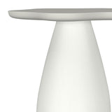 Perth 20-inch Side Table with Cloud-Shaped Top Off White | King | White | Off White | 930616