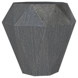 Jacinto Octagonal Solid Mango Wood Side Table Grey | King | Grey | 931159