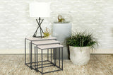 Medora 3-piece Marble Top Nesting Table Set White | White | White Marble | 936016