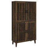 Elouise 4-door Engineered Wood Tall Accent Cabinet Dark Pine | King | Brown | Dark Pine | 950335