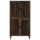 Elouise 4-door Engineered Wood Tall Accent Cabinet Dark Pine | King | Brown | Dark Pine | 950335