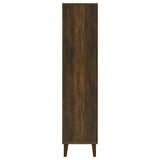 Elouise 4-door Engineered Wood Tall Accent Cabinet Dark Pine | King | Brown | Dark Pine | 950335