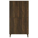 Elouise 4-door Engineered Wood Tall Accent Cabinet Dark Pine | King | Brown | Dark Pine | 950335