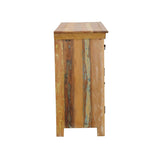 Harper 3-door Solid Reclaimed Wood Accent Cabinet Brown | Brown | Reclaimed Wood | 950367