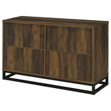 Ryatt 4-door Engineered Wood Accent Cabinet Dark Pine | Brown | Dark Pine | 950393