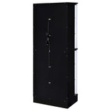Cabra 4-door LED Curio Display Cabinet Black High Gloss | King | Black | Black High Gloss | 950398