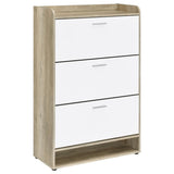 Denia 3-tier Engineered Wood Shoe Cabinet White | King | White | 950403