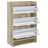 Denia 3-tier Engineered Wood Shoe Cabinet White | King | White | 950403