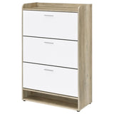 Denia 3-tier Engineered Wood Shoe Cabinet White | King | White | 950403