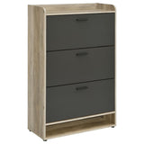 Denia 3-tier Engineered Wood Shoe Cabinet Grey | King | Grey | 950404