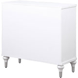 Cardella 2-door Mandala Accent Cabinet Distressed White | White | Distressed White | 950411