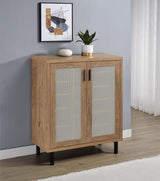 Teller 2-door Shoe Storage Cabinet Natural Oak | Brown | Natural Oak | 950421