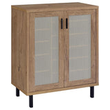Teller 2-door Shoe Storage Cabinet Natural Oak | Brown | Natural Oak | 950421