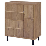 Teller 2-door Shoe Storage Cabinet Natural Oak | Brown | Natural Oak | 950421