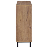 Teller 2-door Shoe Storage Cabinet Natural Oak | Brown | Natural Oak | 950421